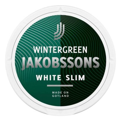 Jakobssons White Slim Wintergreen