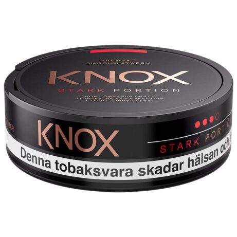 Knox 2021 Portion Stark Nikotin