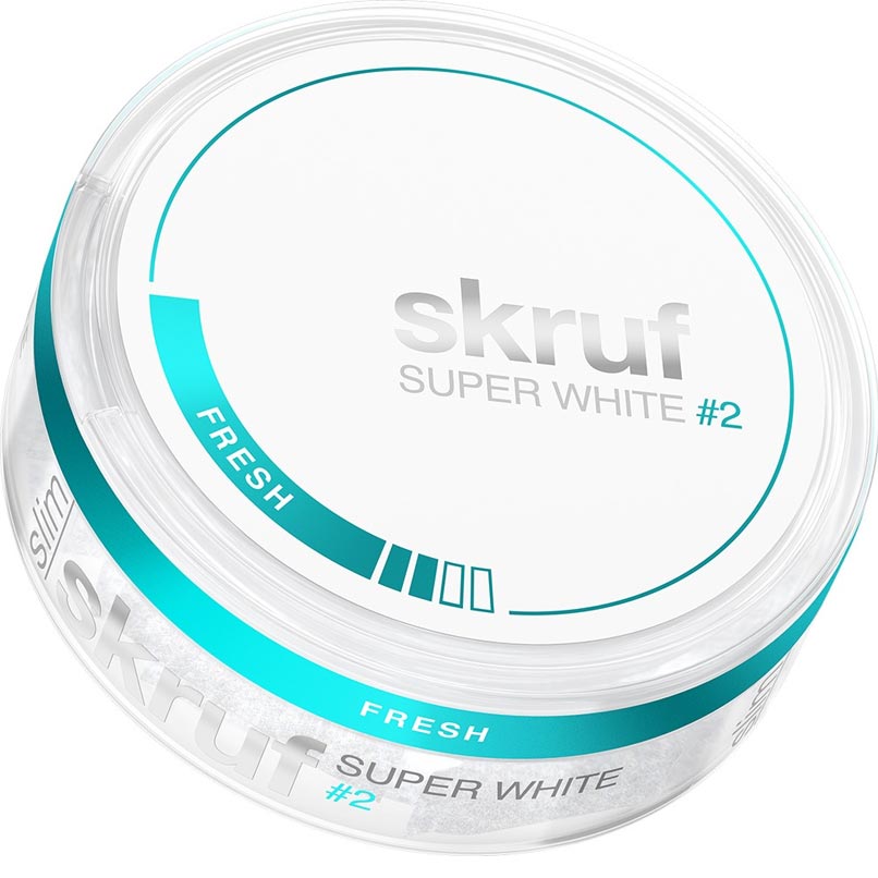 Skruf Super White Slim Fresh nr2