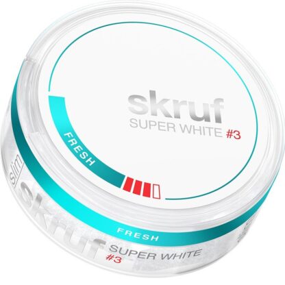 Skruf Super White Slim Fresh nr3