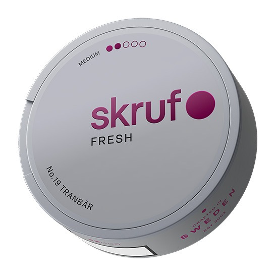 Skruf no 19 Tranbär White Portion 4