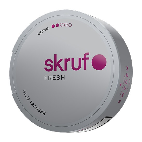 Skruf no 19 Tranbär White Portion