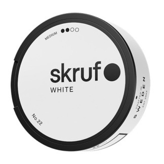 Skruf no 22 Original White Portion