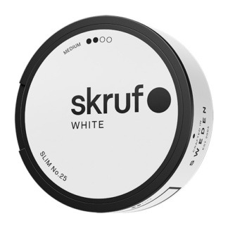 Skruf no 25 Slim Original White Portion
