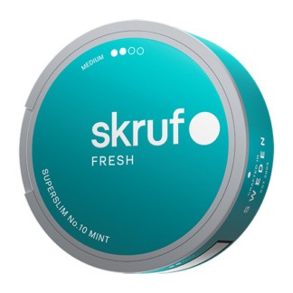 Skruf no 10 Fresh Superslim White Portion