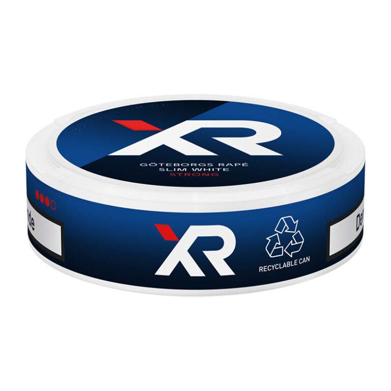 XR Göteborgs Rapé White Strong Slim Liggande