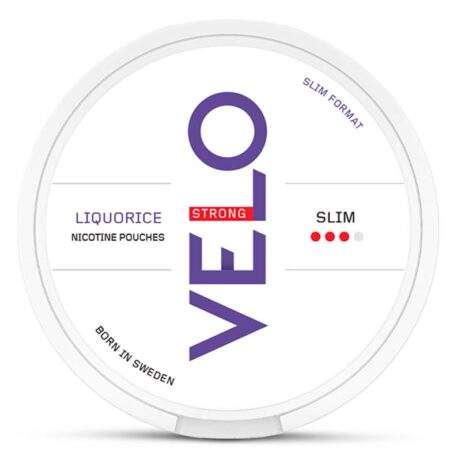 VELO Liqorice Strong Slim Front