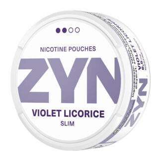 ZYN Slim Violet Licorice Normal Utgången