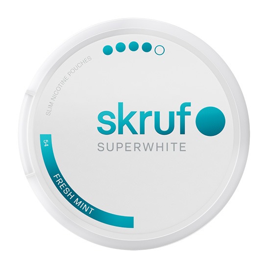 skruf SUPERWHITE no 54 Fresh Mint Extra Strong 2