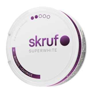 skruf SUPERWHITE no 56 Nordic Liquorice