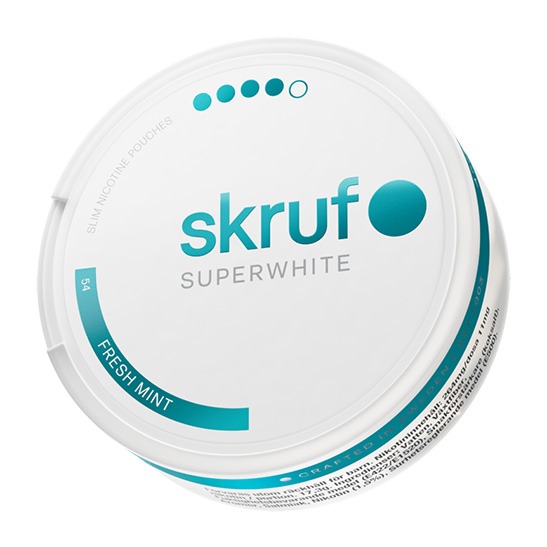 skruf SUPERWHITE no 54 Fresh Mint Extra Strong 4