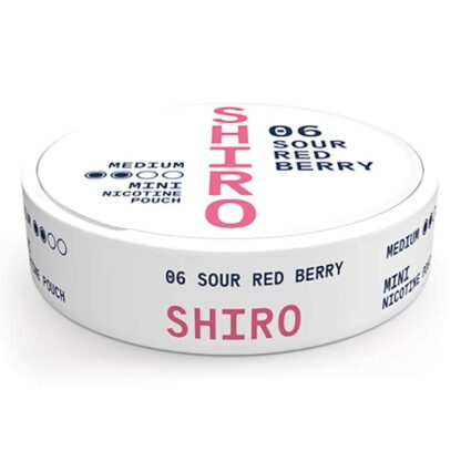 Shiro 06 Sour Red Berry Medium Mini Liggande