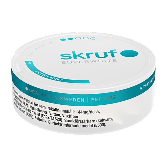skruf SUPERWHITE no 52 Fresh Mint 5