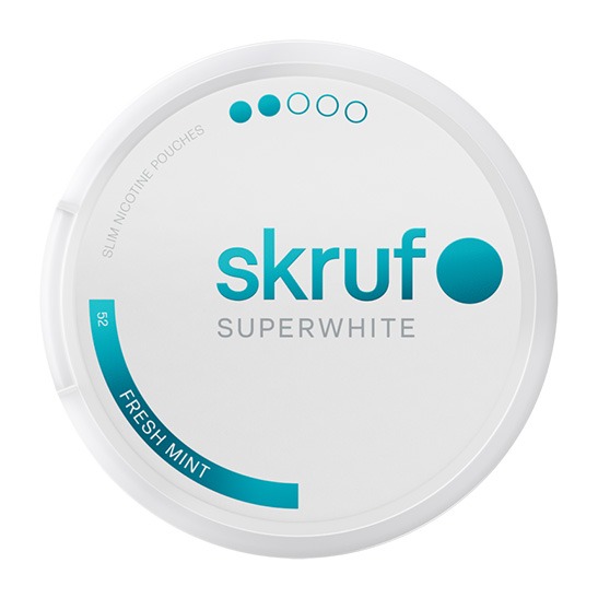 skruf SUPERWHITE no 52 Fresh Mint 2