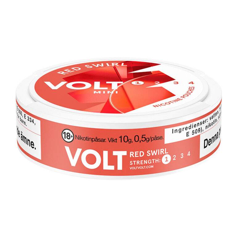 volt red swirl mini liggande