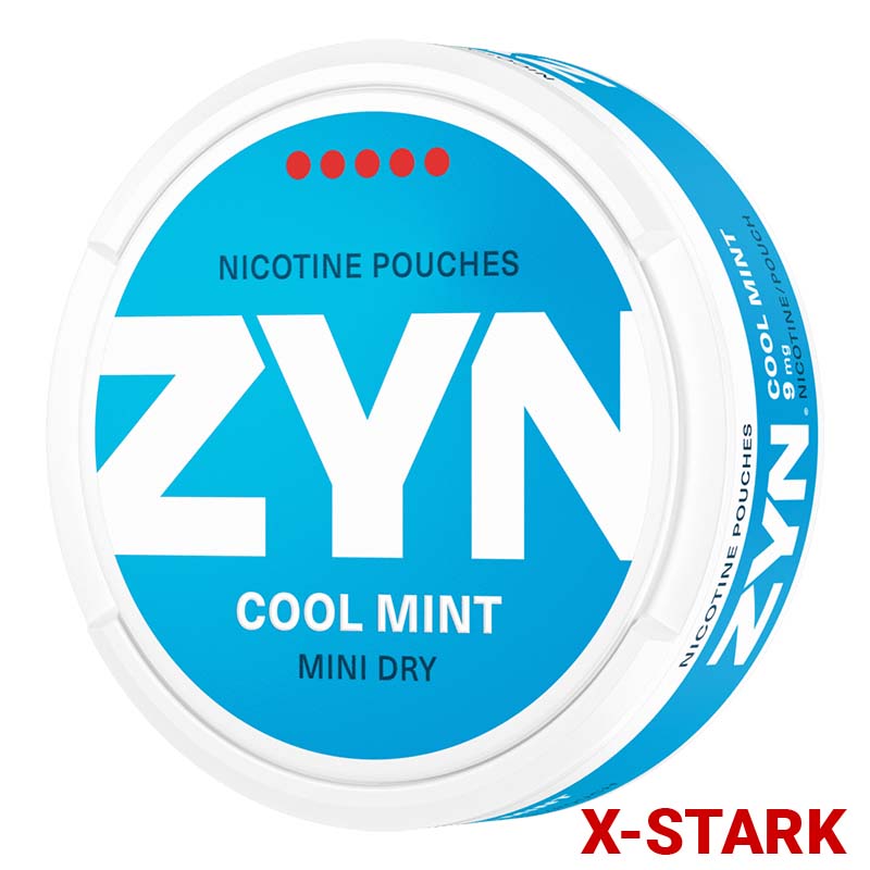 ZYN Cool Mint Mini Dry XStrong Text