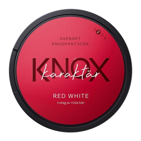 Knox Karaktar Red White lock