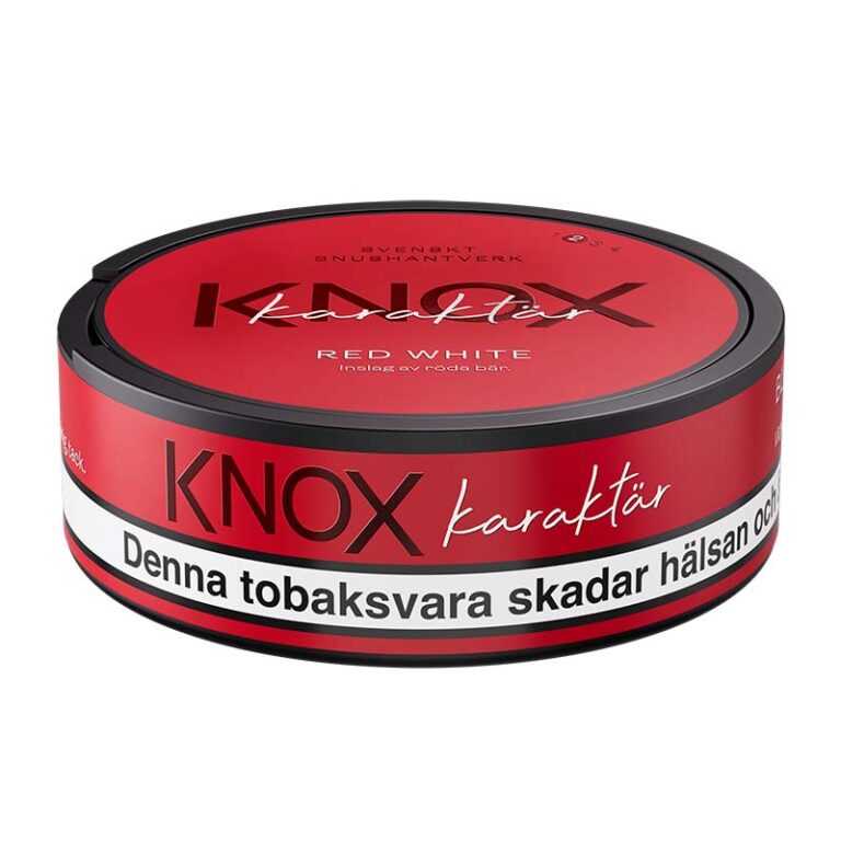 Knox Karaktar Red White sida