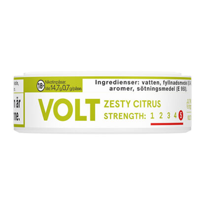 VOLT to ZYN Zesty Citrus S5 5