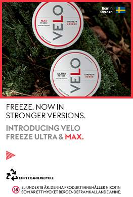 VELO Freeze High Nicotine Snus Banner