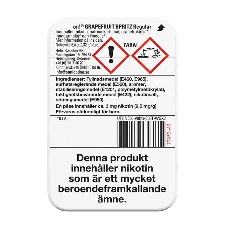 ON Grapefruit Spritz 3mg 4