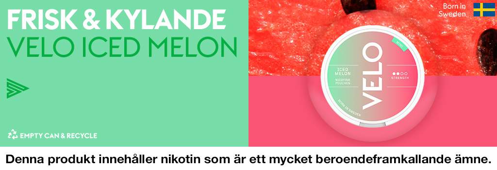 VELO Iced Melon top banner