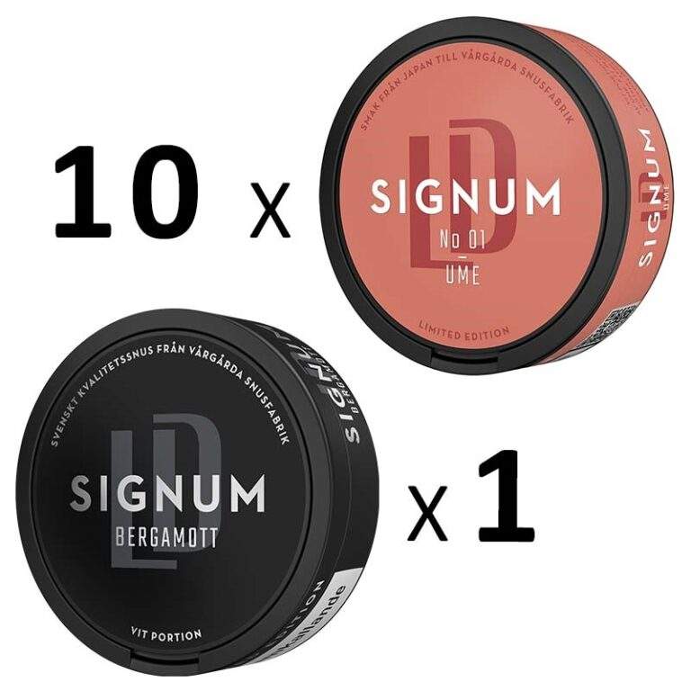 11 pack med 10x LD signum no 01 UME och 1st LD signum bergamott