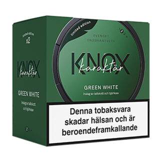 Knox Karaktar Green white 2Pack box