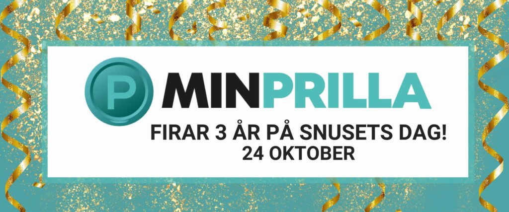 MinPrilla firar 3år