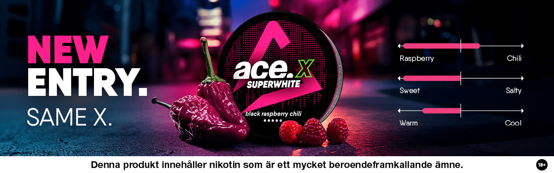 ACE X Black Raspberry Chili Brand Banner