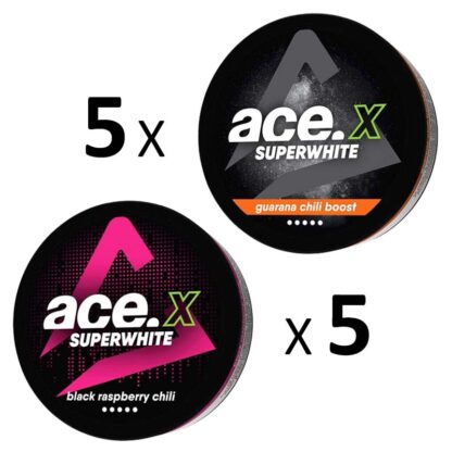 ACE X mix 5 st Guerana 5 st Black Raspberry
