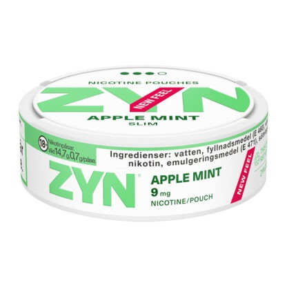 ZYN Apple Mint Stark Slim ny design 2024 3