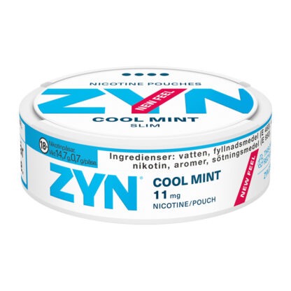 ZYN Cool Mint Extra Stark Slim ny design 2024 3