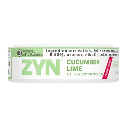 ZYN Cucumber Lime Slim ny design 2024 3