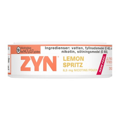 ZYN Lemon Spritz Slim ny design 2024 4