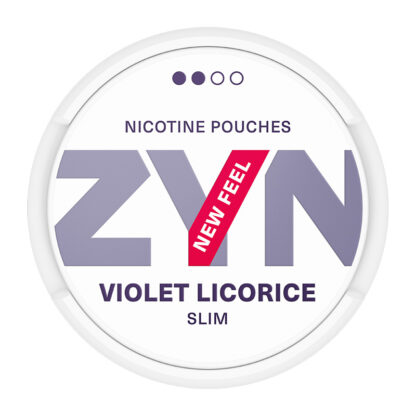 ZYN Violet Licorice Slim Top tillfällig design