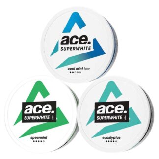 ACE 3 mixpack Spearmint Eucalyptus Cool Mint Low
