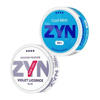 ZYN Slim Mix 2 pack Violet Licorice och Cool Mint tillfällig