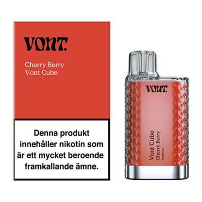 VONT Cube Cherry Package och Device