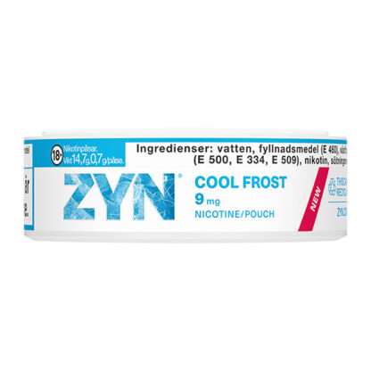 ZYN Slim Cool Frost Slim Strong Sida