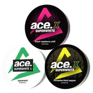 ACE 3-mixpack Honeydew black raspberry och spearmint