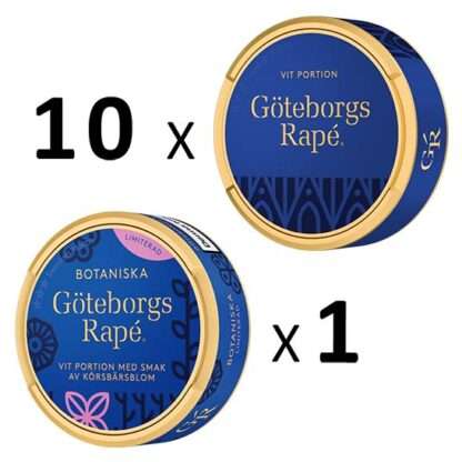 Goteborgs Rape Mix 11 pack White & Botaniska