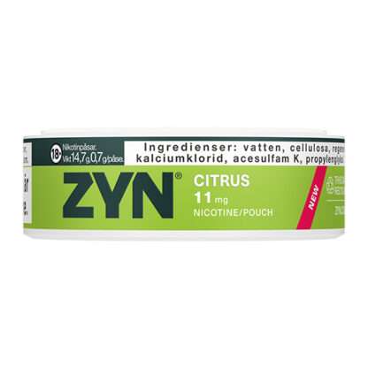 ZYN Slim Citrus Extra Strong Sida