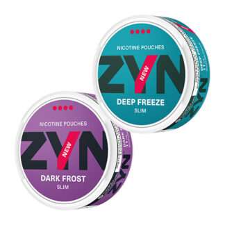 ZYN Slim Extra Strong Mix 2 pack Dark Frost och Deep Freeze