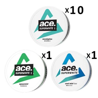 ACE mix 12 pack Cool Mint Low + Eucalyptus + Spearmint