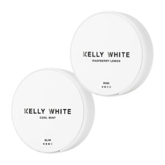 KELLY WHITE Mix 2 pack Raspberry Lemon och Cool Mint