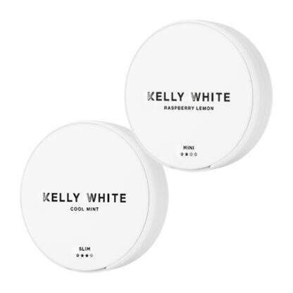 KELLY WHITE Mix 2 pack Raspberry Lemon och Cool Mint