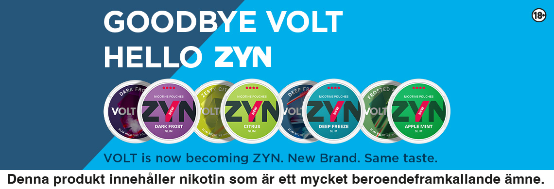 Volt går in i Zyn produktsortiment