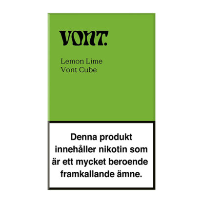 VONT Cube Lemon Lime Package