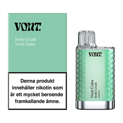 VONT Cube Soda Crush Package & Device